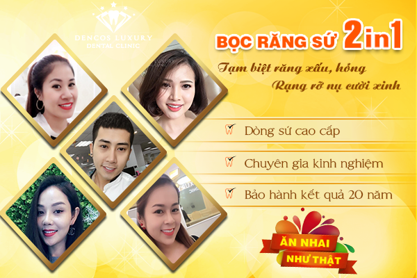 Bọc răng sứ thẩm mỹ 2in1 Bọc răng sứ thẩm mỹ 2in1