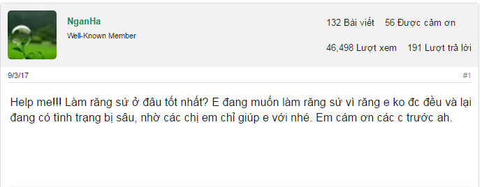 làm răng sứ ở đâu tốt nhất hà nội