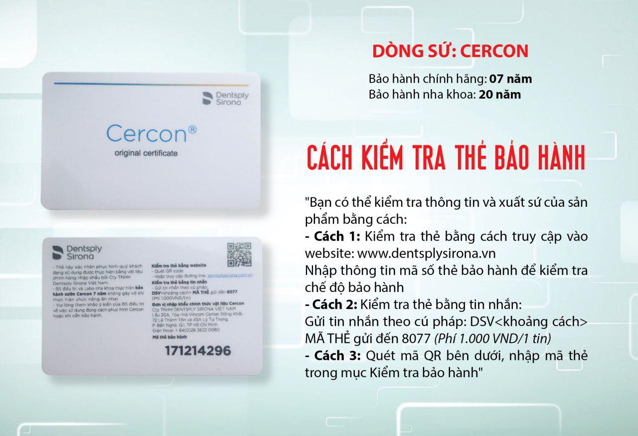 Bọc răng sứ Cercon